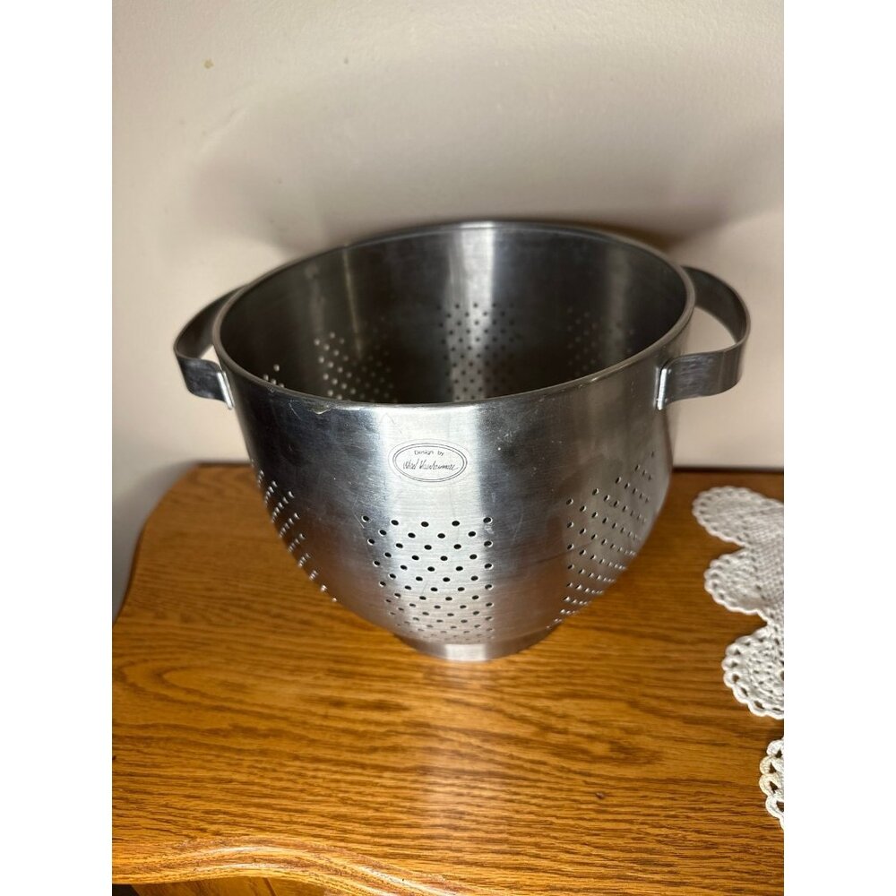 Ikea Colander 7.5'' x 8.5'' Stainless Steel Strainer Mikael Vanhaaren
